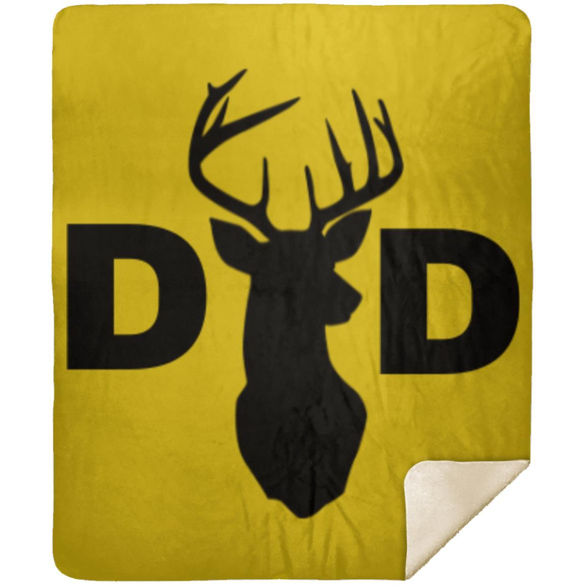 Dad Deer Dad hat MSHM Premium Sherpa Blanket 50x60