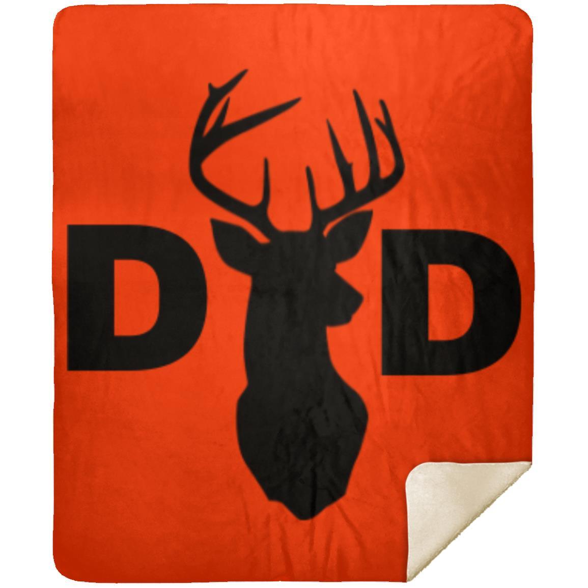 Dad Deer Dad hat MSHM Premium Sherpa Blanket 50x60