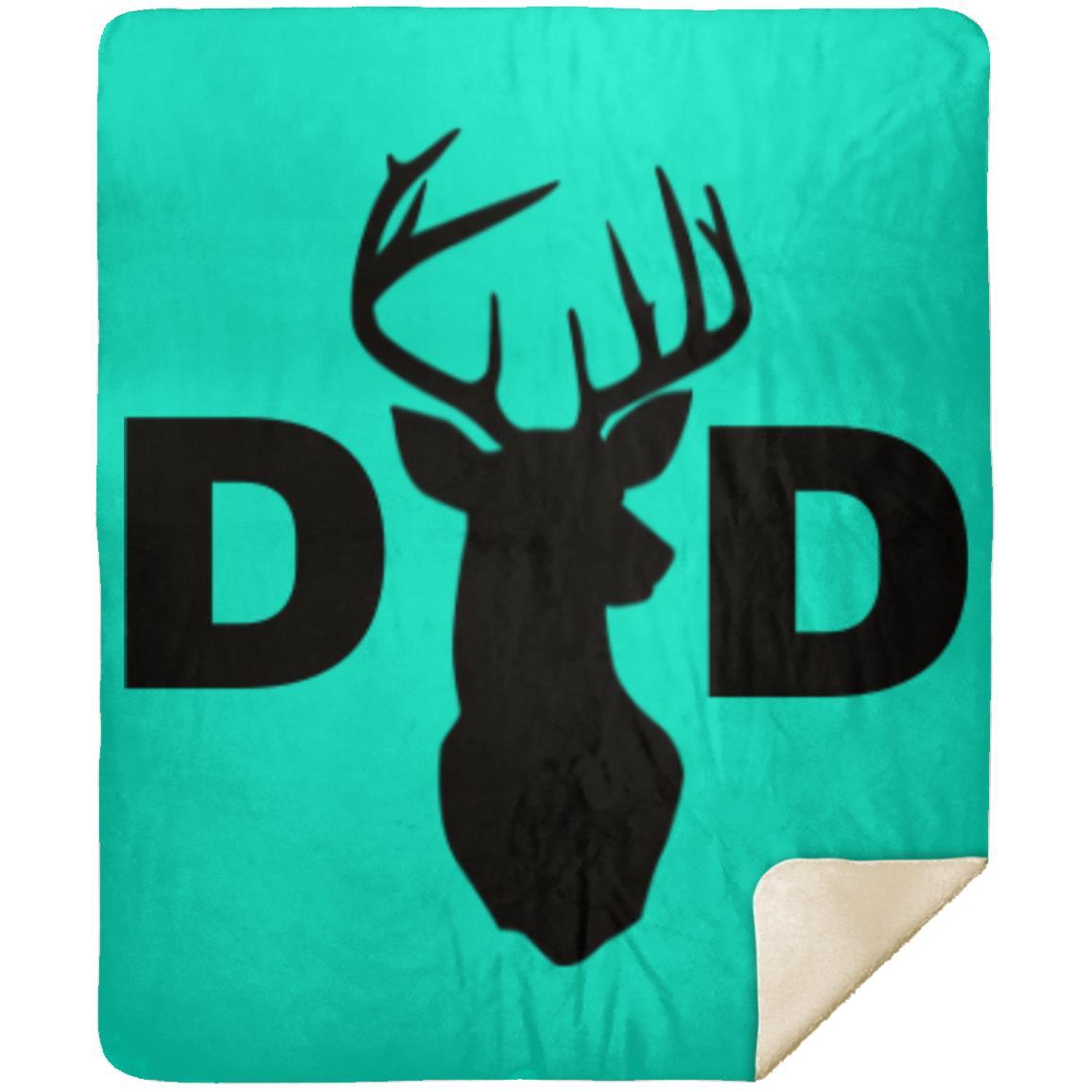 Dad Deer Dad hat MSHM Premium Sherpa Blanket 50x60