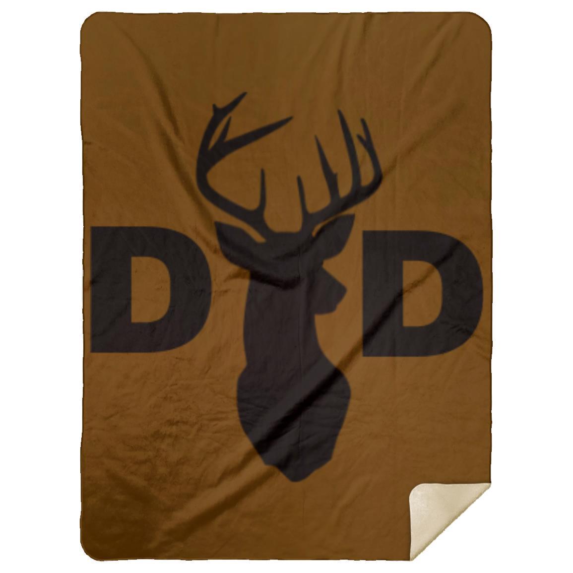 Dad Deer Dad hat MSHL Premium Sherpa Blanket 60x80