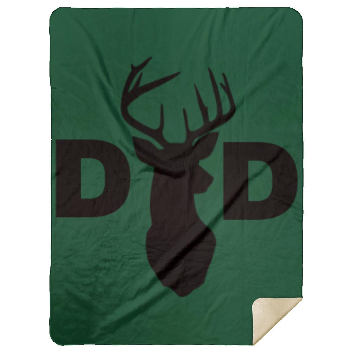 Dad Deer Dad hat MSHL Premium Sherpa Blanket 60x80