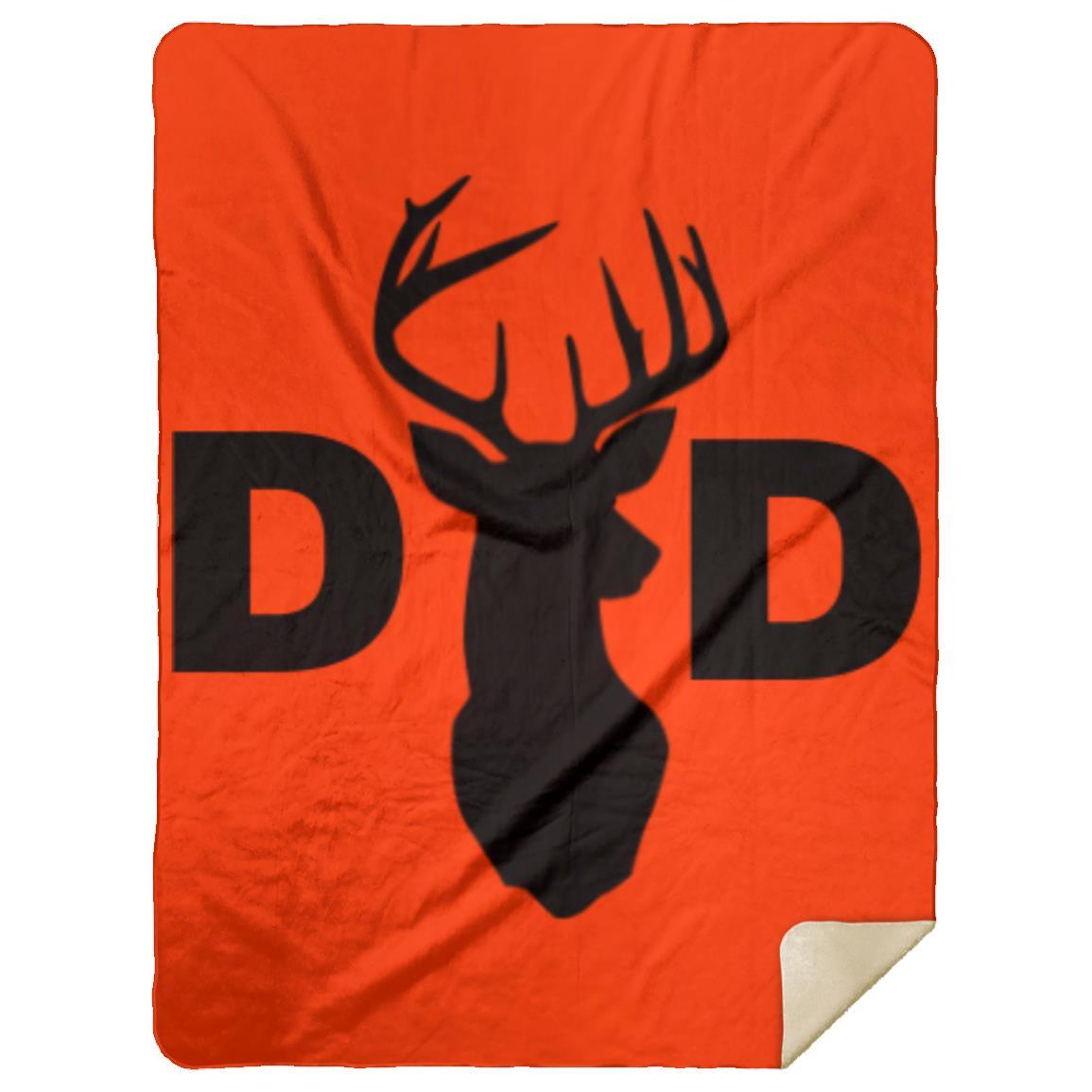 Dad Deer Dad hat MSHL Premium Sherpa Blanket 60x80