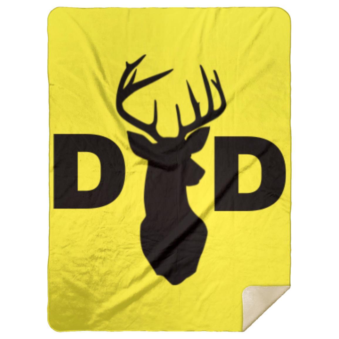 Dad Deer Dad hat MSHL Premium Sherpa Blanket 60x80