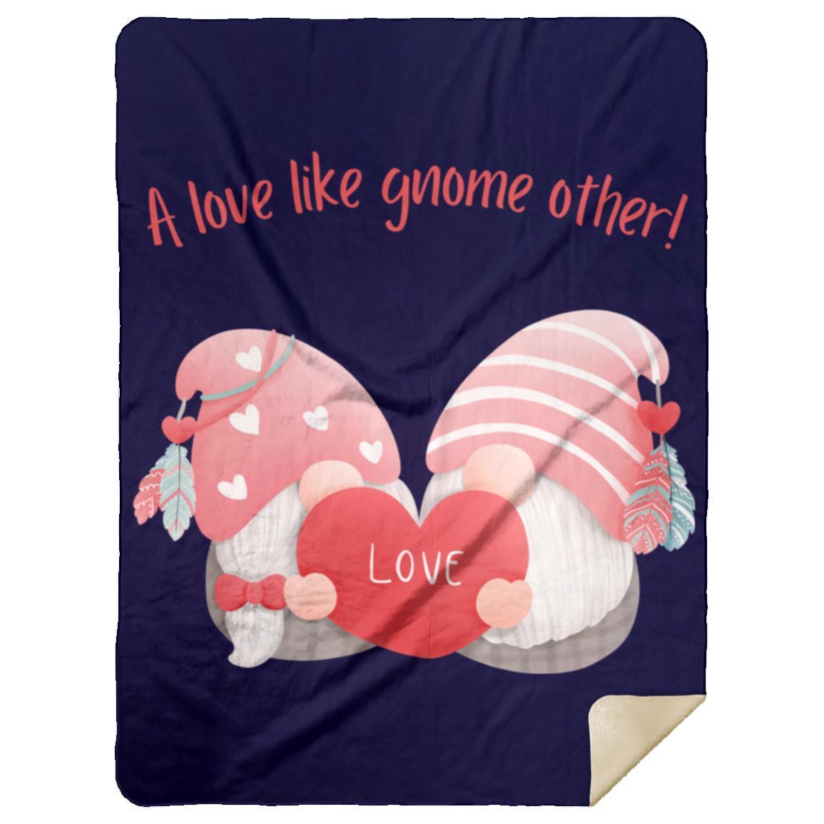 love gnome other MSHL Premium Sherpa Blanket 60x80