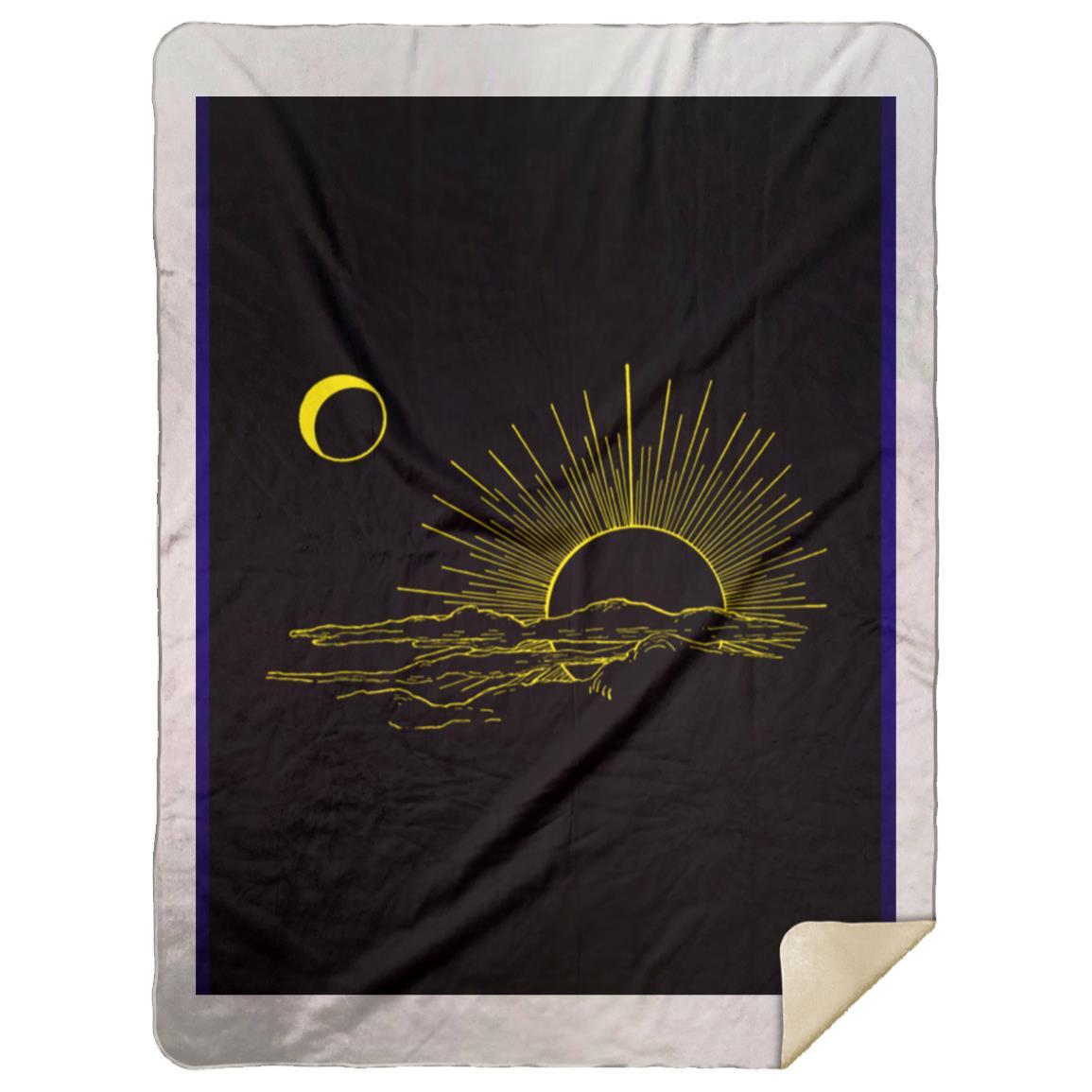 Sun and moon t-shirt MSHL Premium Mink Sherpa Blanket 60x80