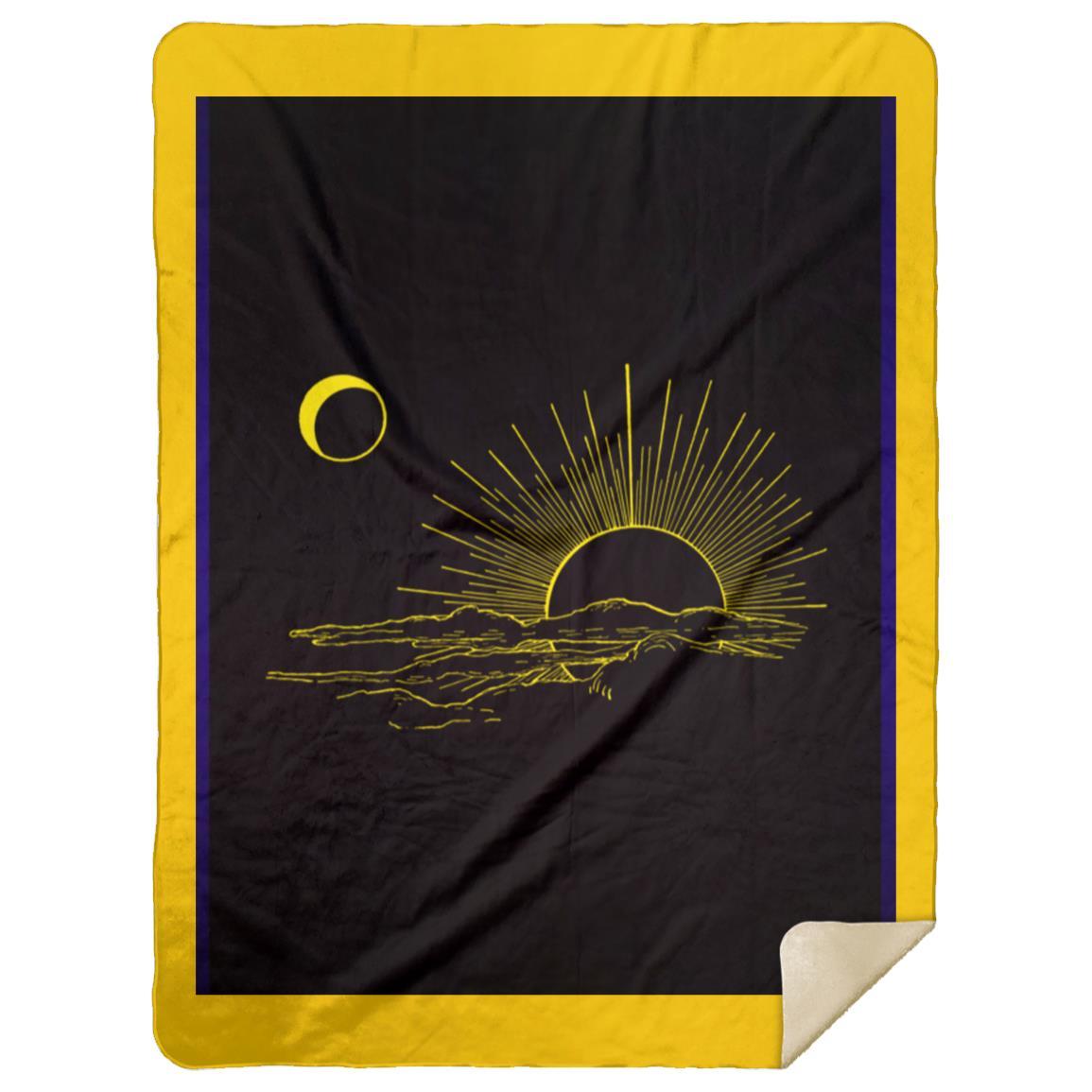 Sun and moon t-shirt MSHL Premium Mink Sherpa Blanket 60x80