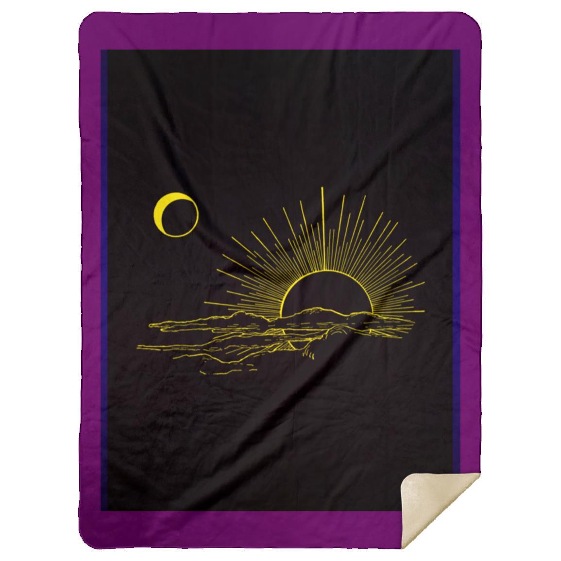 Sun and moon t-shirt MSHL Premium Mink Sherpa Blanket 60x80