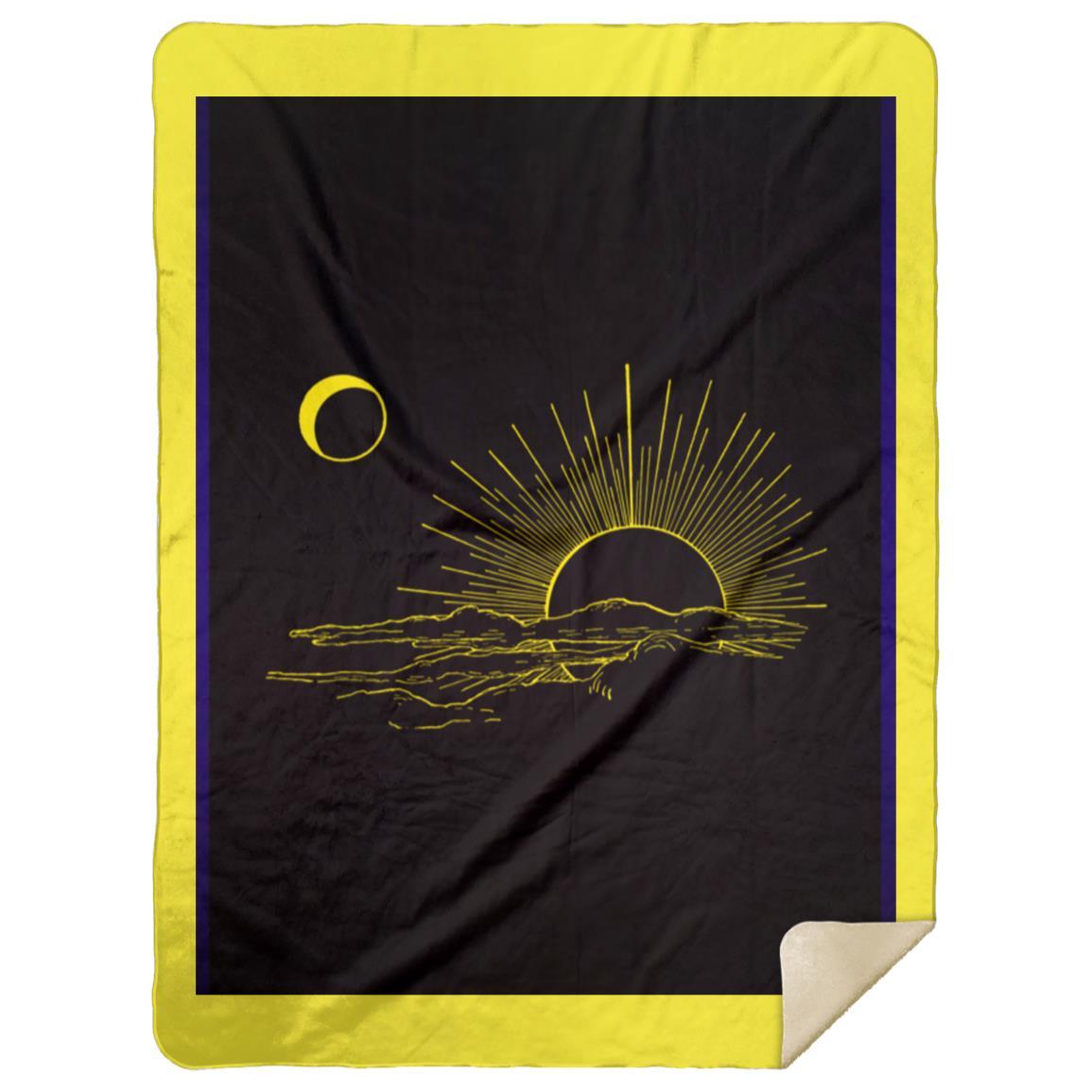 Sun and moon t-shirt MSHL Premium Mink Sherpa Blanket 60x80