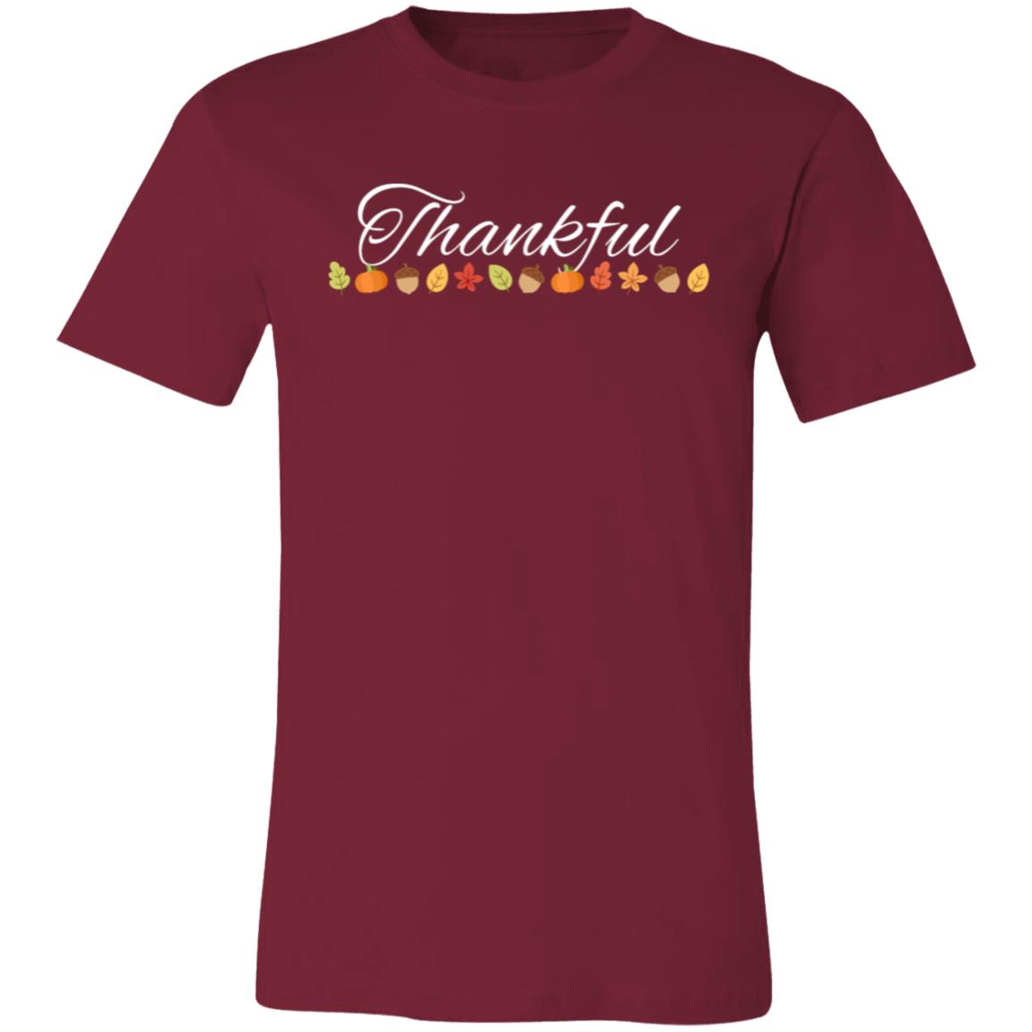 Thankful White -- Unisex Jersey Short-Sleeve T-Shirt