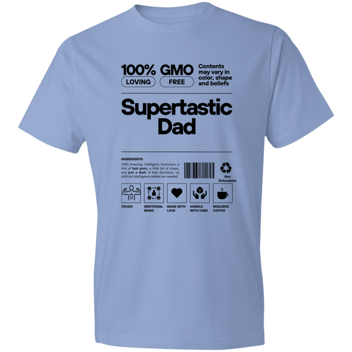 Supertastic Dad 980 Lightweight T-Shirt 4.5 oz