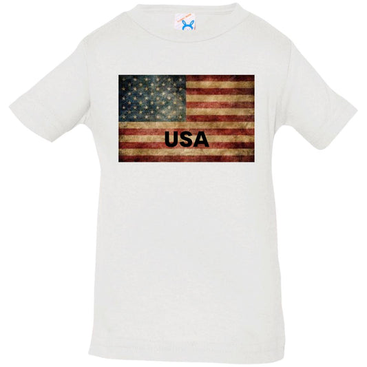 American Flag -- Infant Jersey T-Shirt