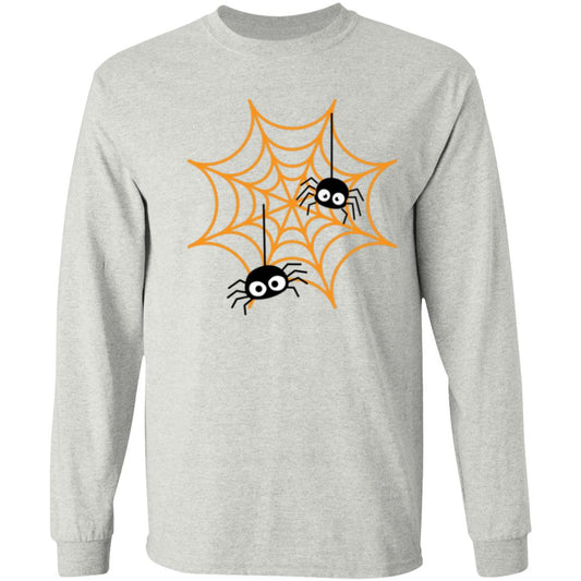 Spiders on Web -- LS T-Shirt 5.3 oz.