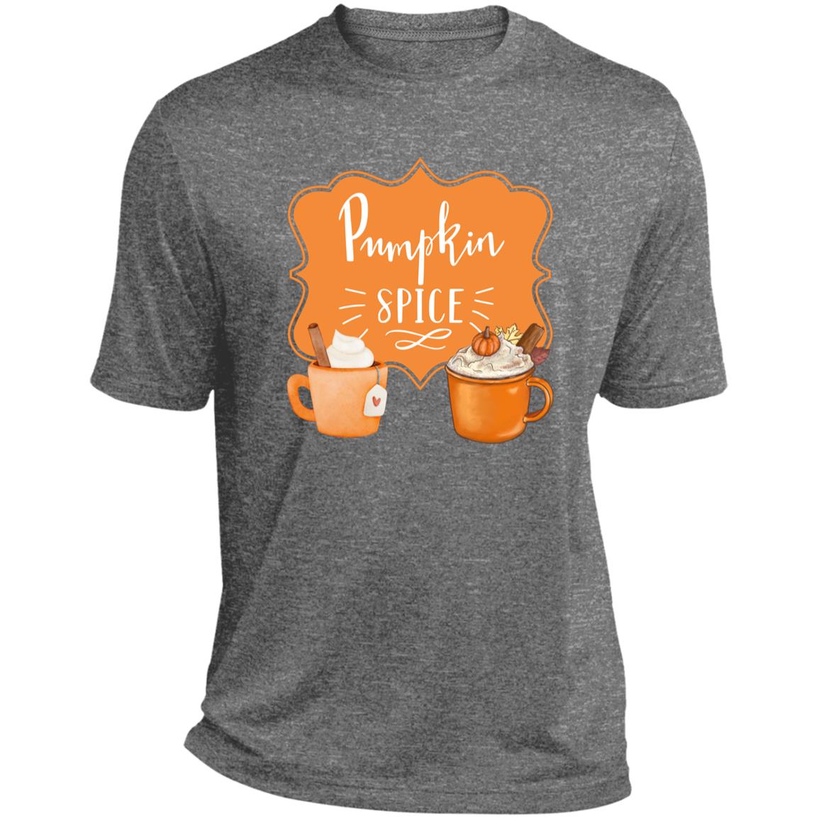 Pumpkin Spice Latte Orange CLOSEOUT -- Heather Performance Tee