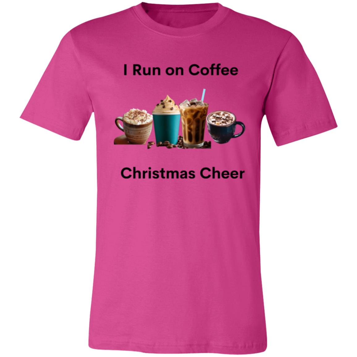 I Run on Coffee Black -- Unisex Jersey Short-Sleeve T-Shirt