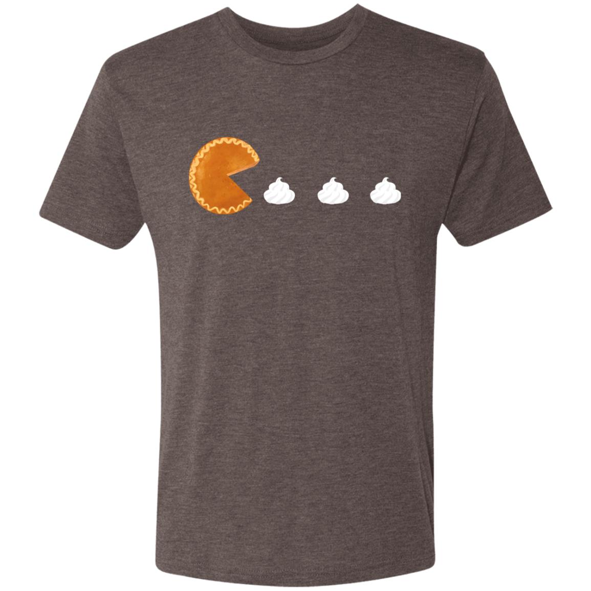 Pumpkin Pac Man -- Men's Triblend T-Shirt