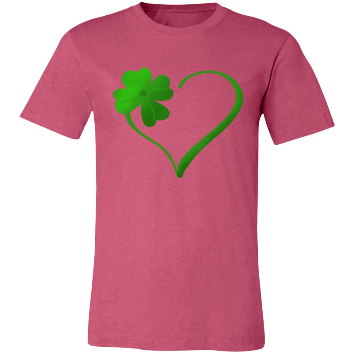 Clover Heart -- Unisex Jersey Short-Sleeve T-Shirt