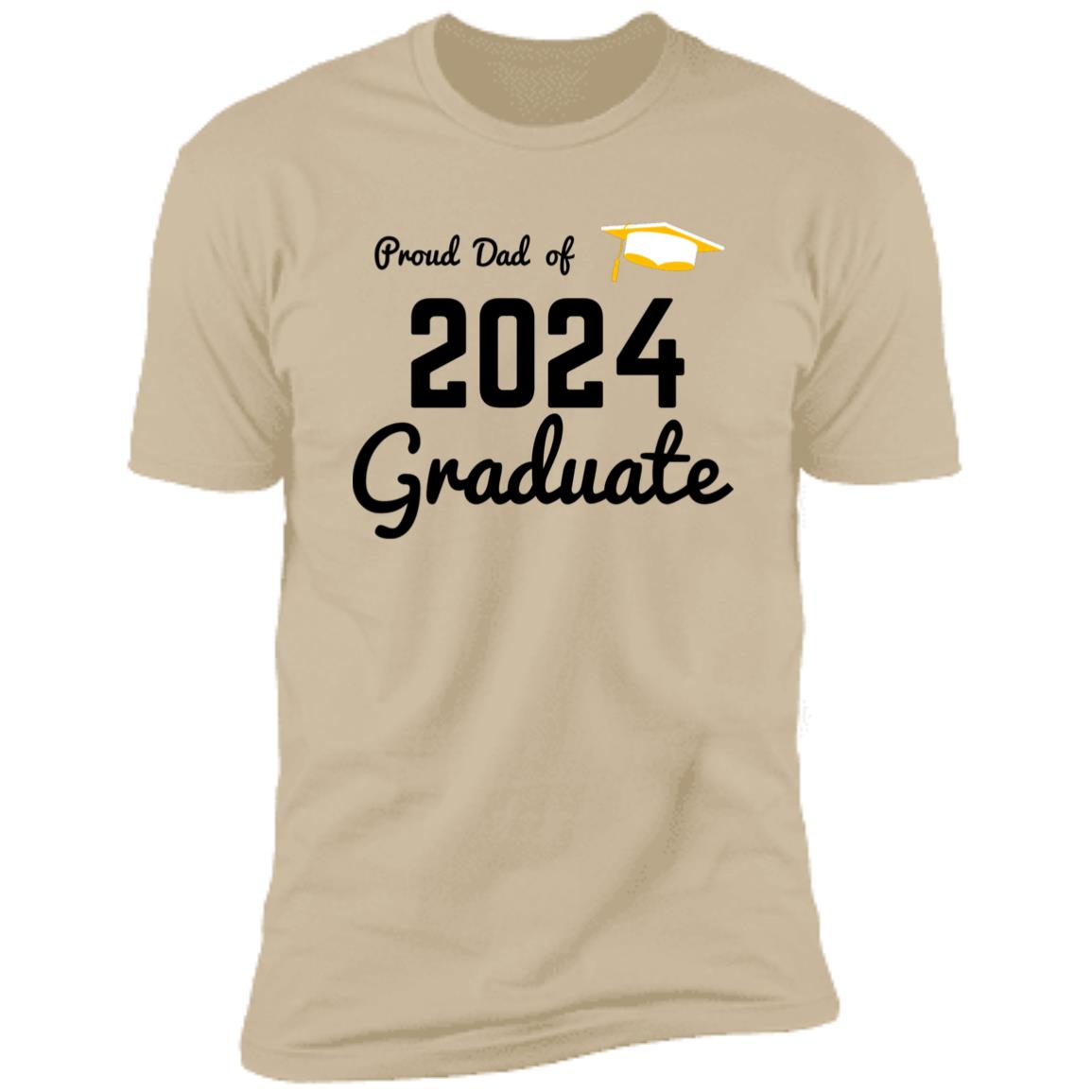 Proud Dad -- Graduate 2024 -- Premium Short Sleeve T-Shirt