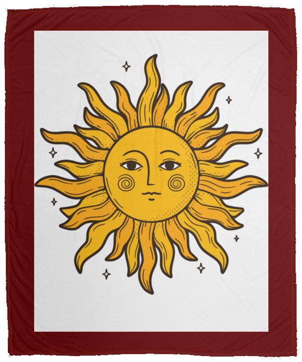 Sun T-shirt (1) VPM Cozy Plush Fleece Blanket - 50x60