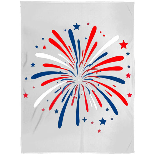 4th of July Firework FLL Arctic Fleece Blanket 60x80