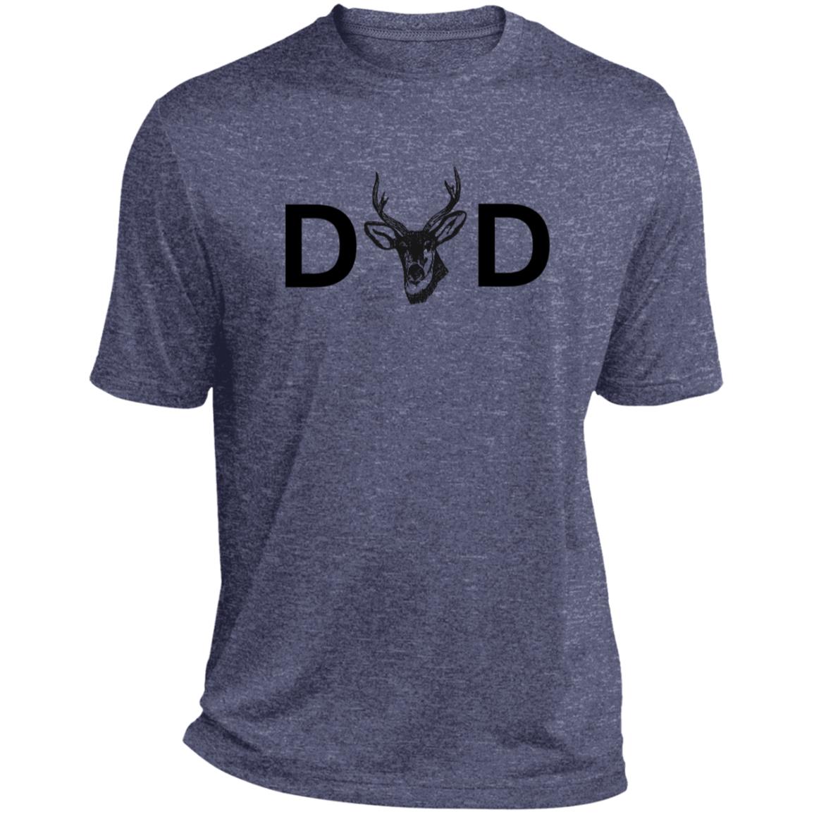 D deer D CLOSEOUT -- Heather Performance Tee