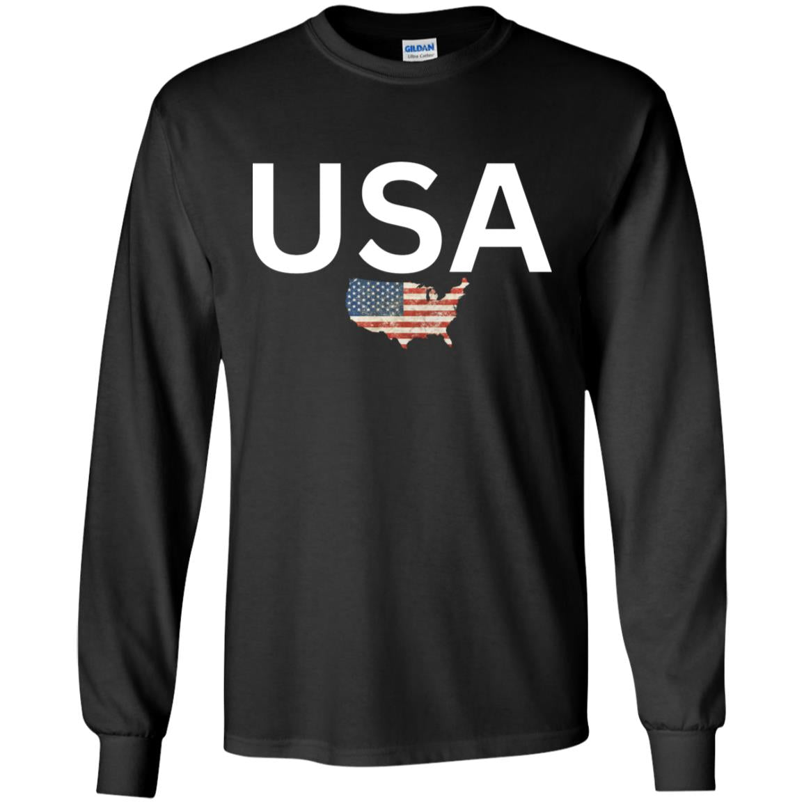 USA states flag G540B Youth LS T-Shirt