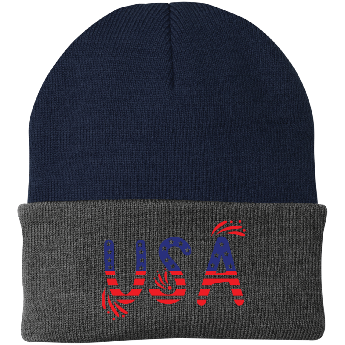 Flag USA CP90 Embroidered Knit Cap