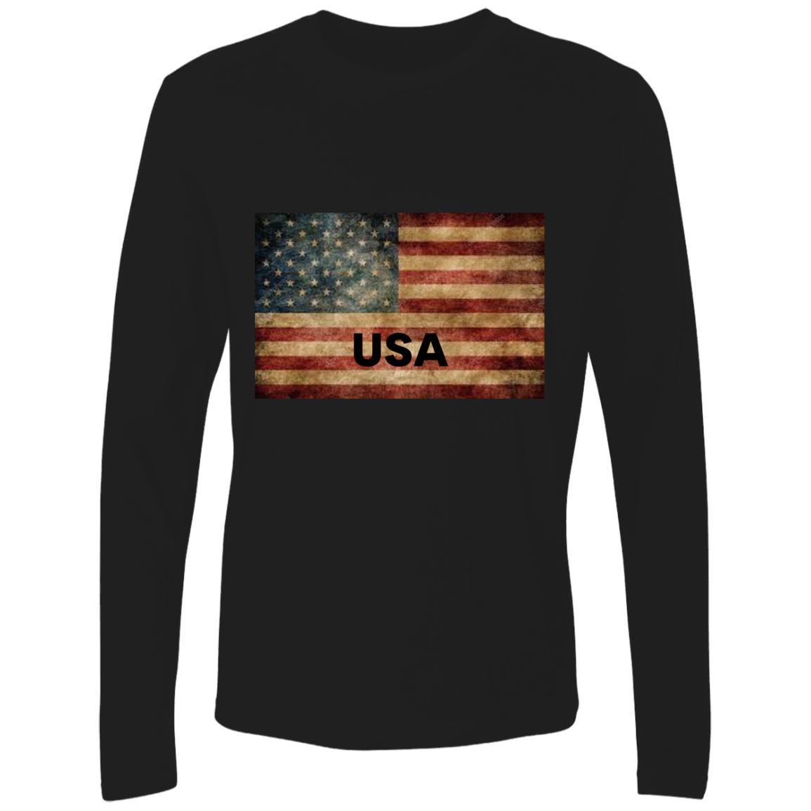 American Flag -- Men's Premium LS