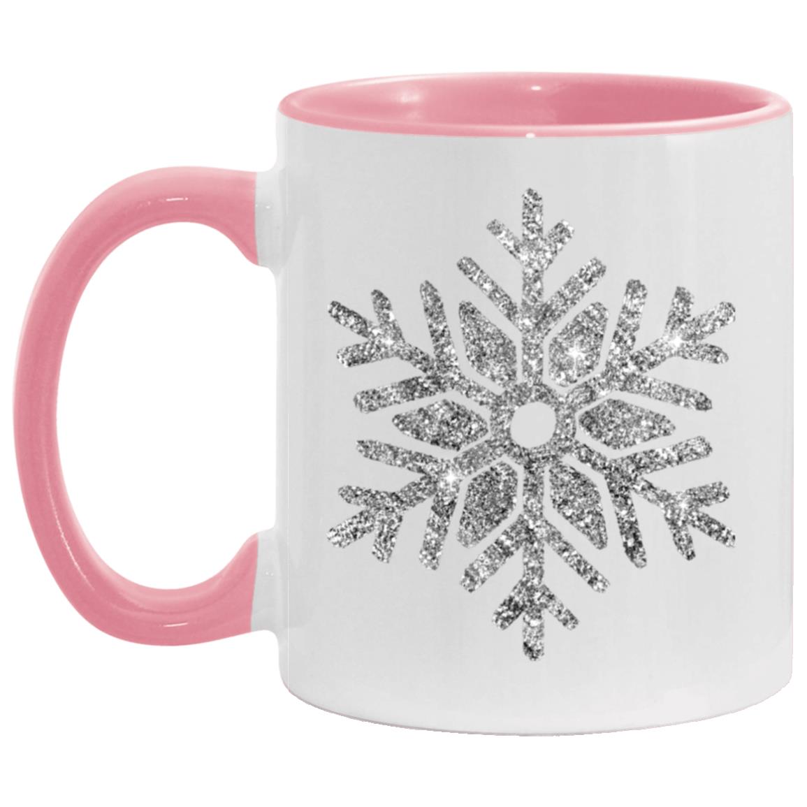 Sliver Snowflake AM11OZ 11oz Accent Mug