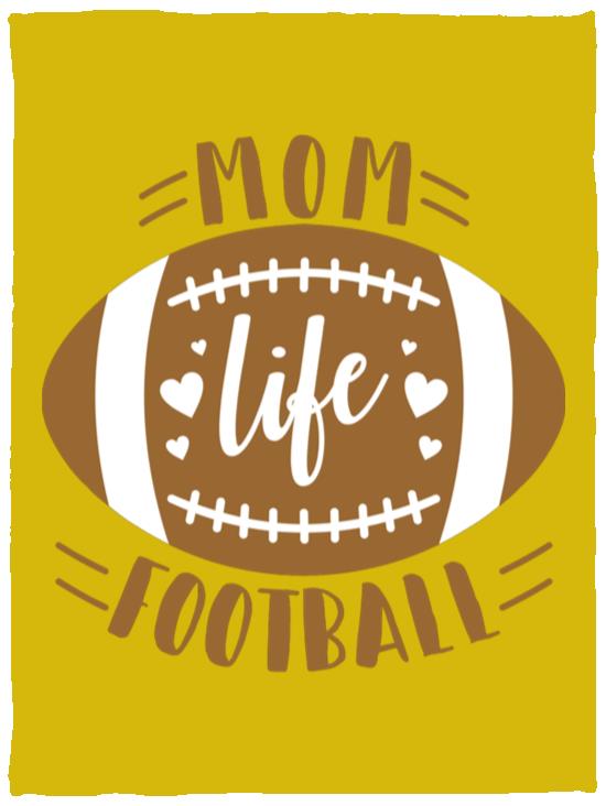 Football My Life VPS Cozy Plush Fleece Blanket - 30x40