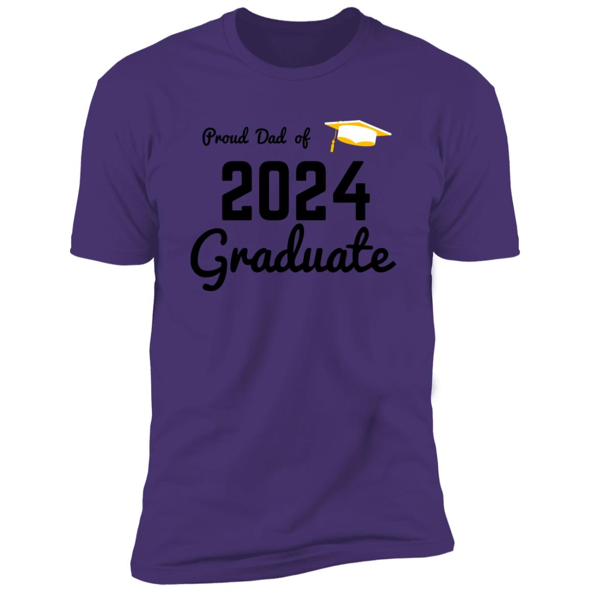 Proud Dad -- Graduate 2024 -- Premium Short Sleeve T-Shirt