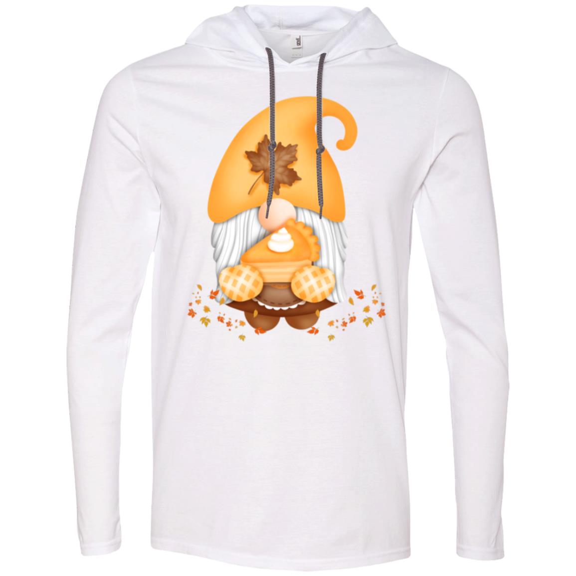 Gnome Pumpkin Pie --  Gildan LS T-Shirt Hoodie