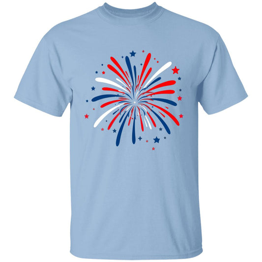 4th of July Firework -- Youth 5.3 oz 100% Cotton T-Shirt