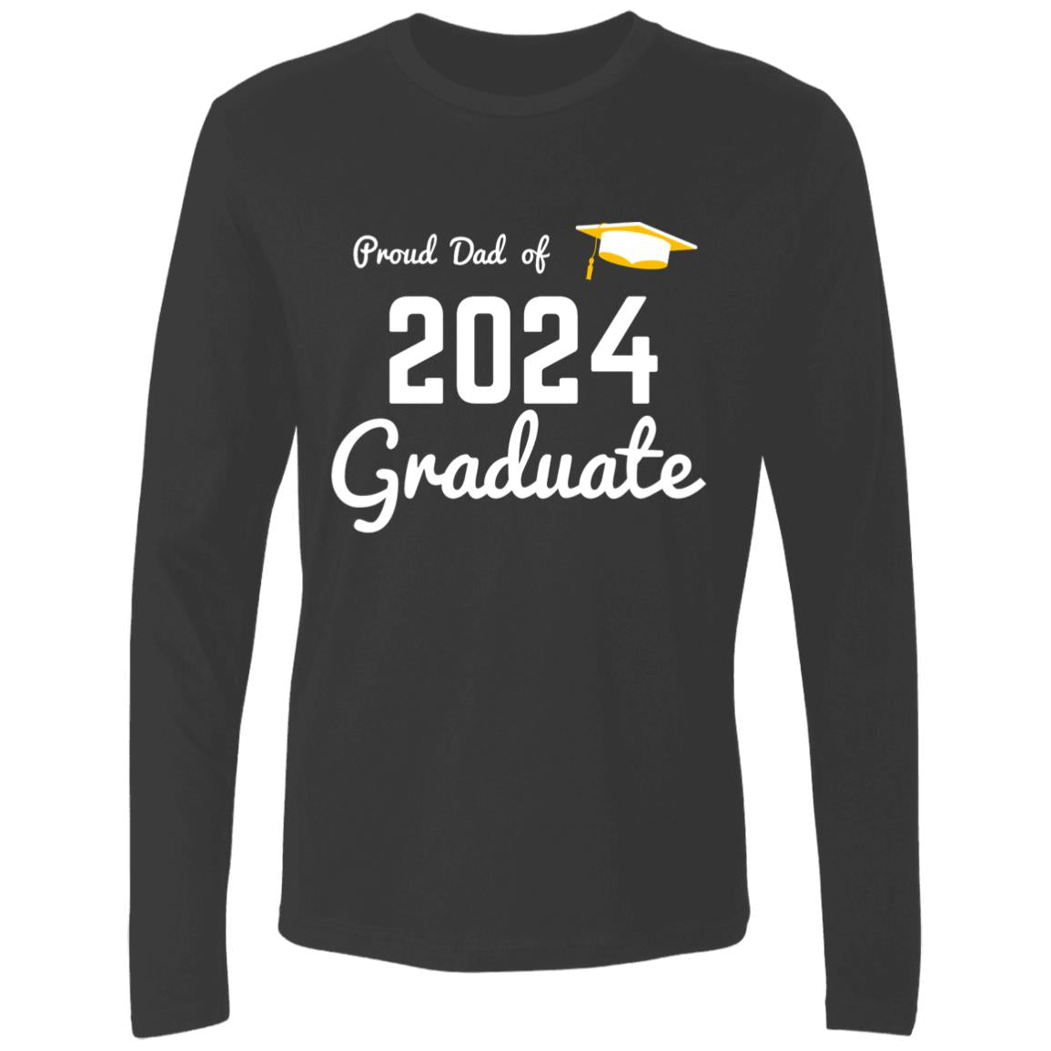 Proud Dad -- Graduate 2024 -- Men's Premium LS