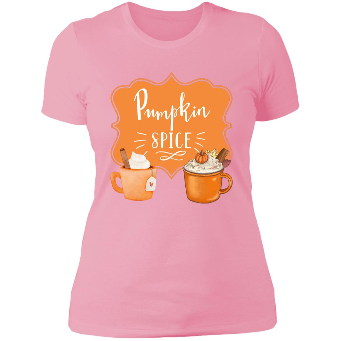 Pumpkin Spice Latte Orange -- Ladies' Boyfriend T-Shirt