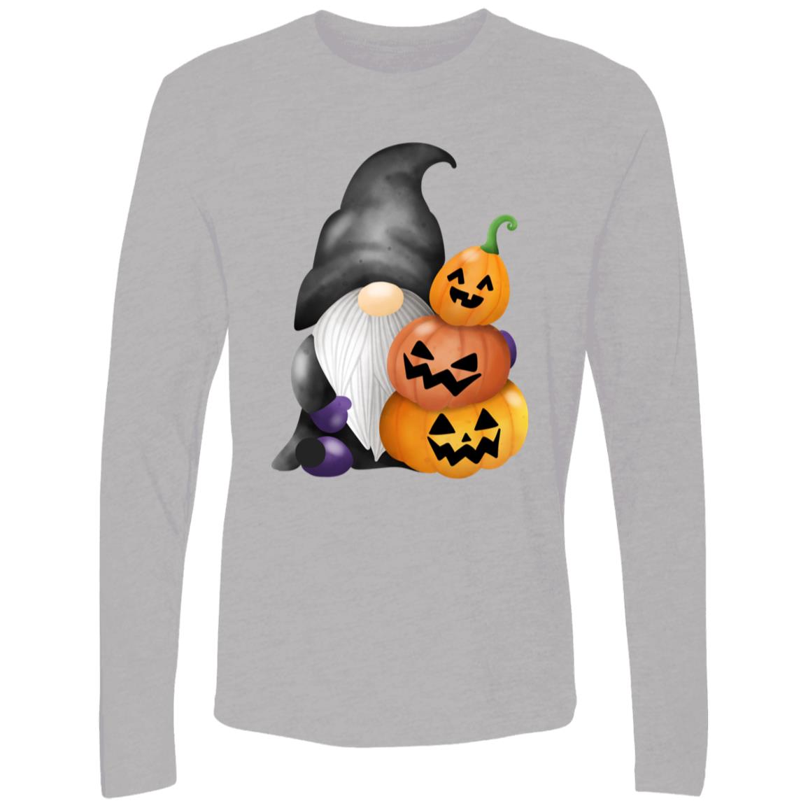 Gnome wJack o' Lanterns NL3601 Men's Premium LS