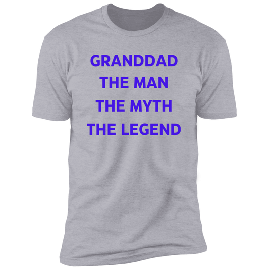 GRANDDAD THE MAN NL3600 Premium Short Sleeve T-Shirt