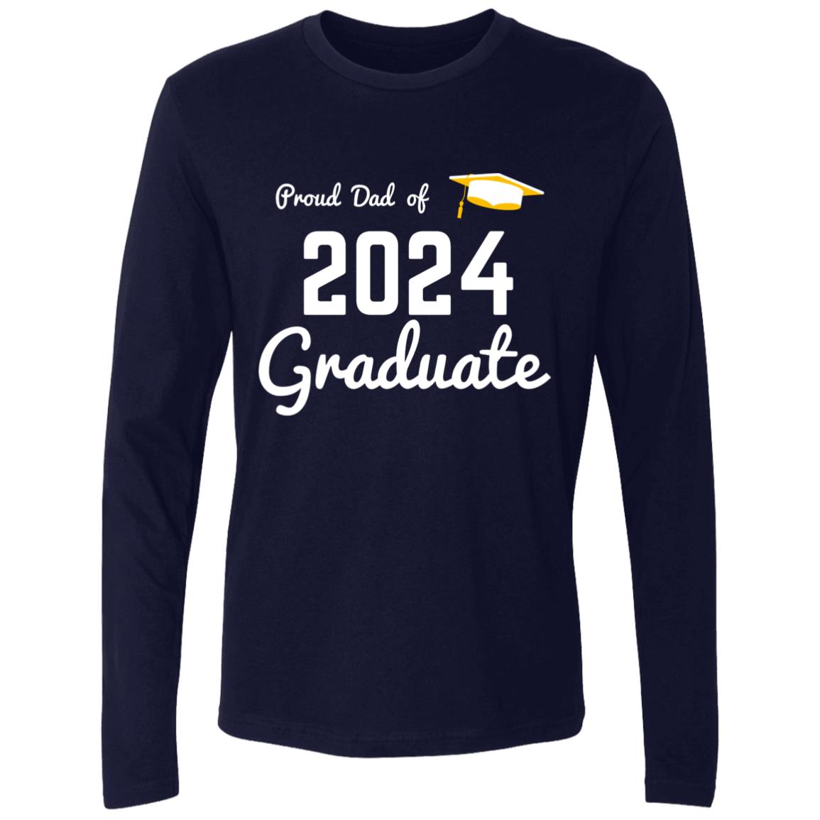 Proud Dad -- Graduate 2024 -- Men's Premium LS