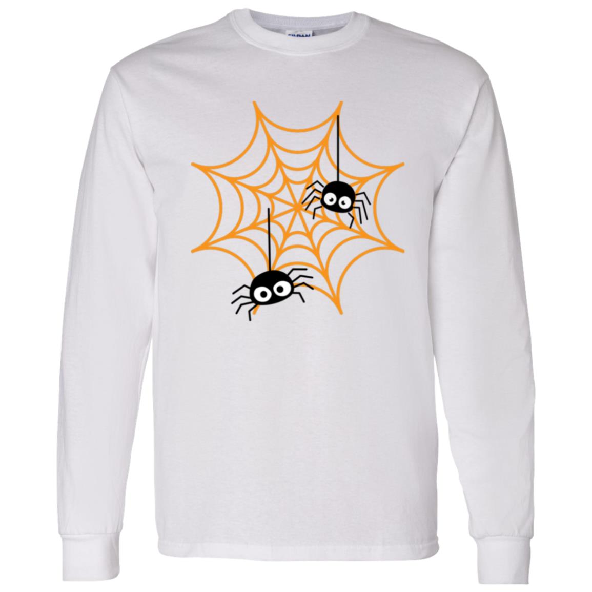 Spiders on Web -- LS T-Shirt 5.3 oz.