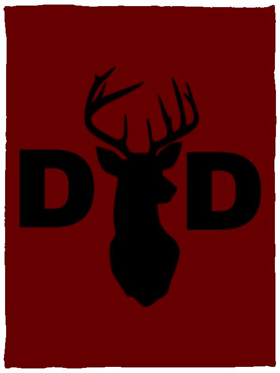 Dad Deer Dad hat VPS Cozy Plush Fleece Blanket - 30x40