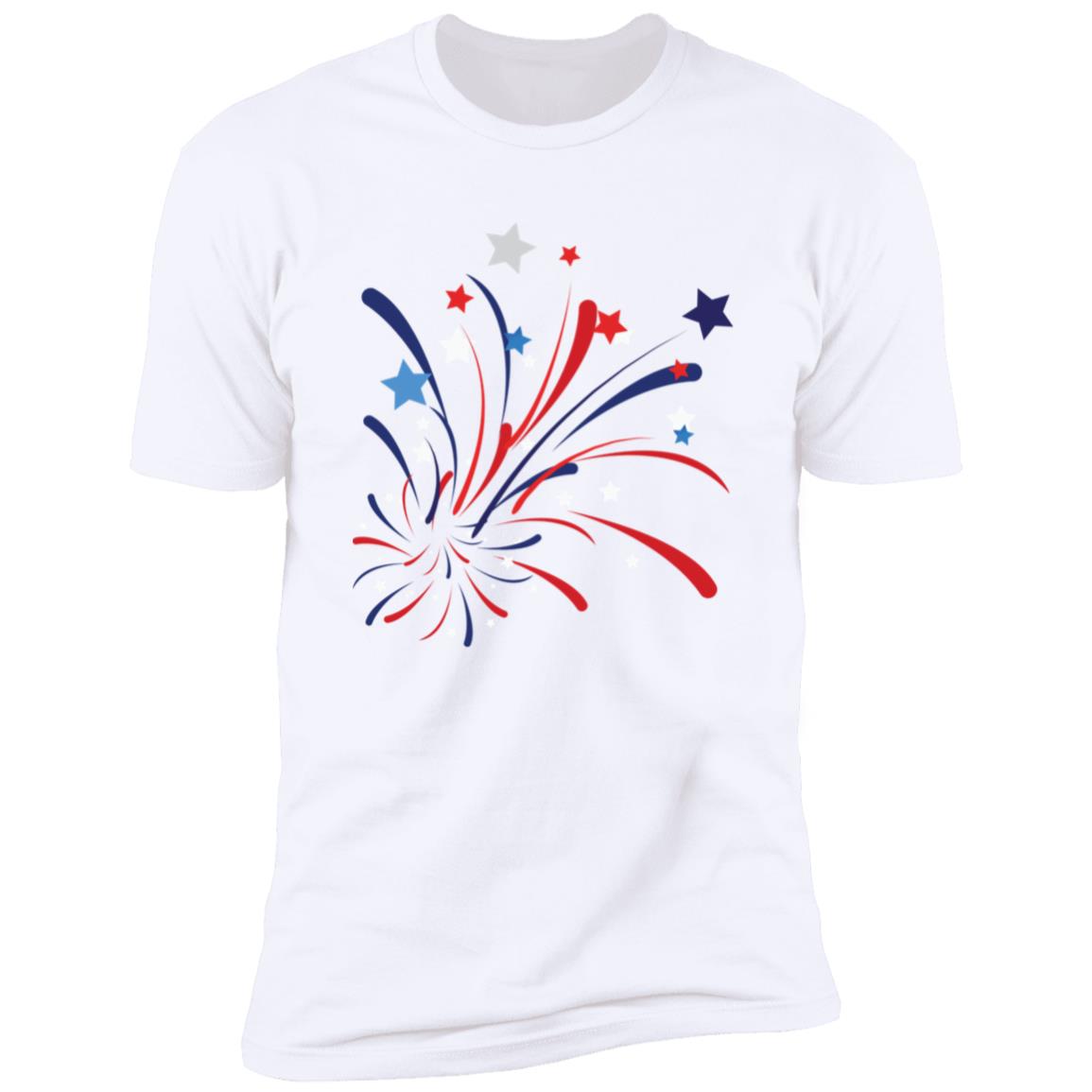 4th of July Firework -- Premium Short Sleeve T-Shirt