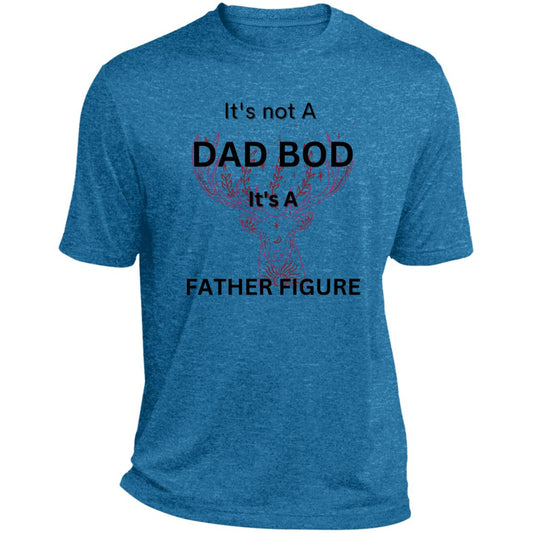 DAD BOD Red Deer CLOSEOUT -- Heather Performance Tee