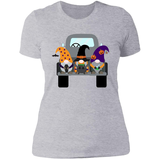 Halloween Gnomes in a Truck NL3900 Ladies' Boyfriend T-Shirt