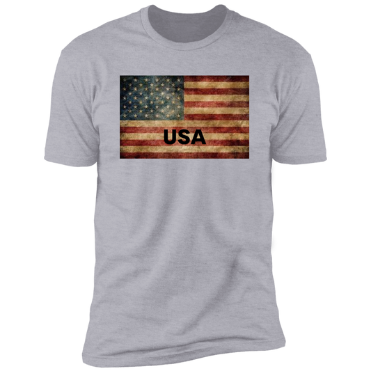 American Flag -- Premium Short Sleeve T-Shirt