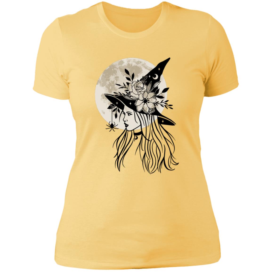 Witchy Moon -- Ladies' Boyfriend T-Shirt