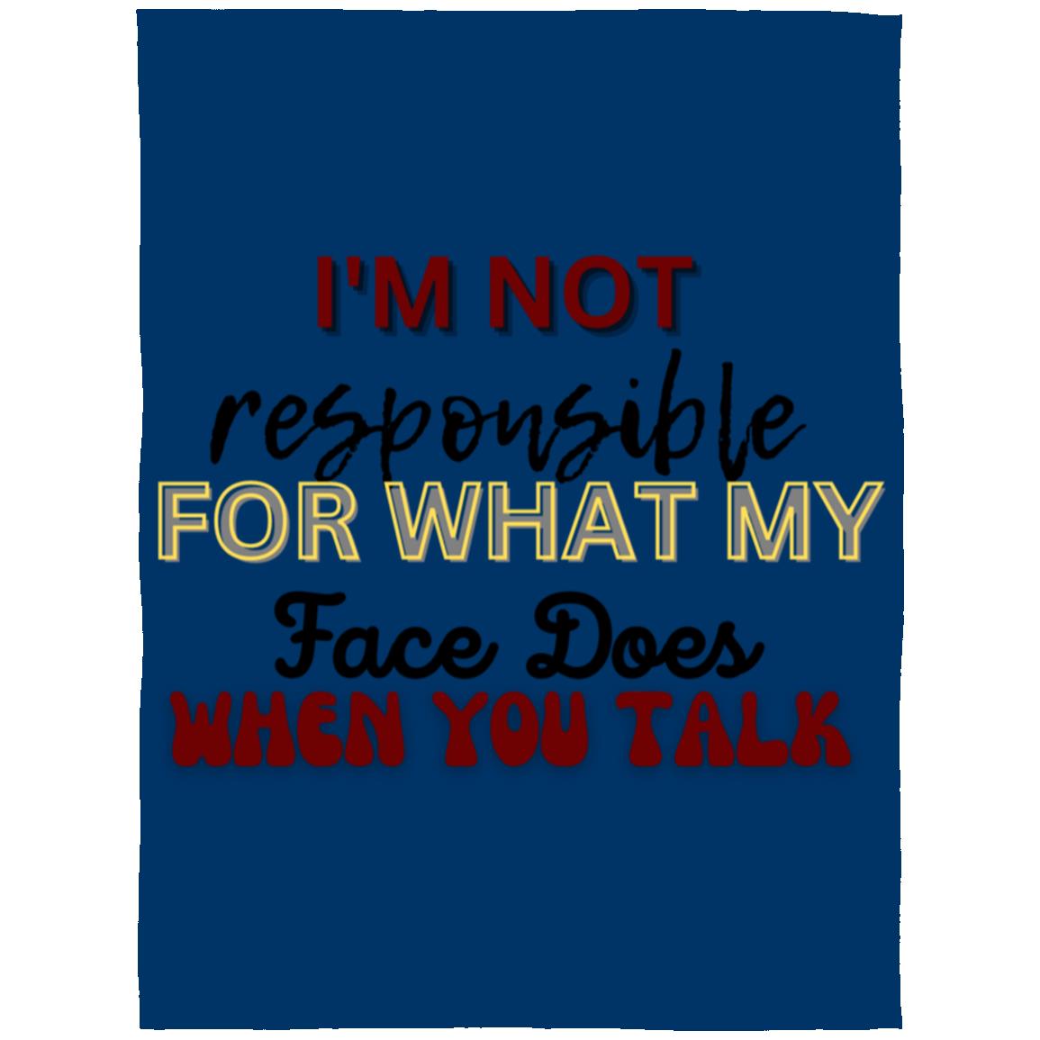 I'M NOT t-shirt FLL Arctic Fleece Blanket 60x80