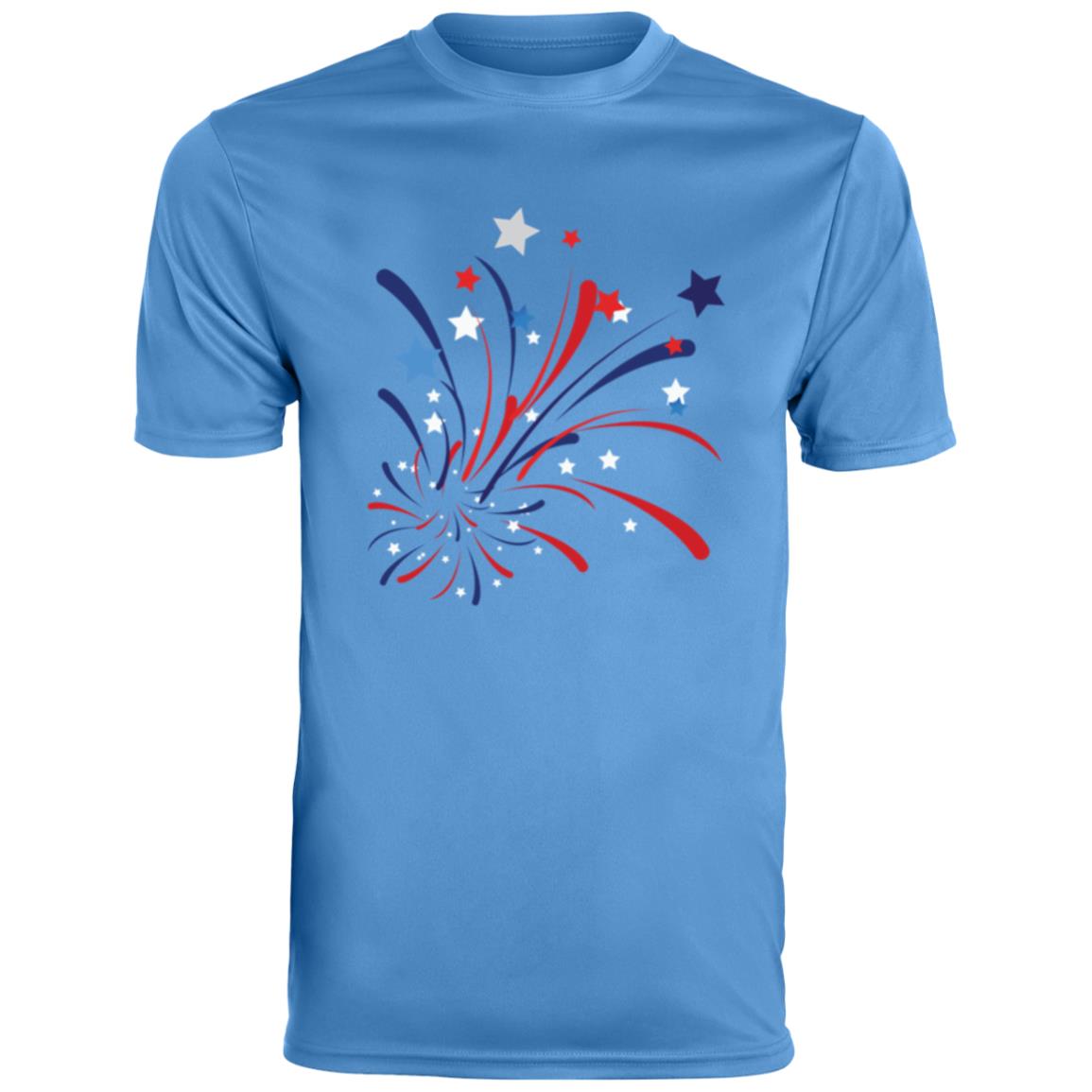 4th of July Firework -- CLOSEOUT -- Men's Moisture-Wicking Tee