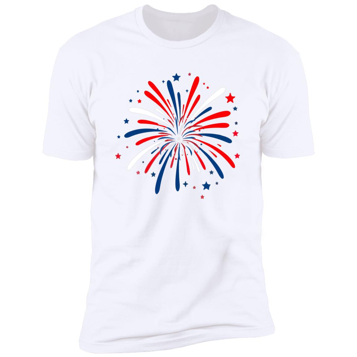 4th of July Firework NL3600 Premium Short Sleeve T-Shirt