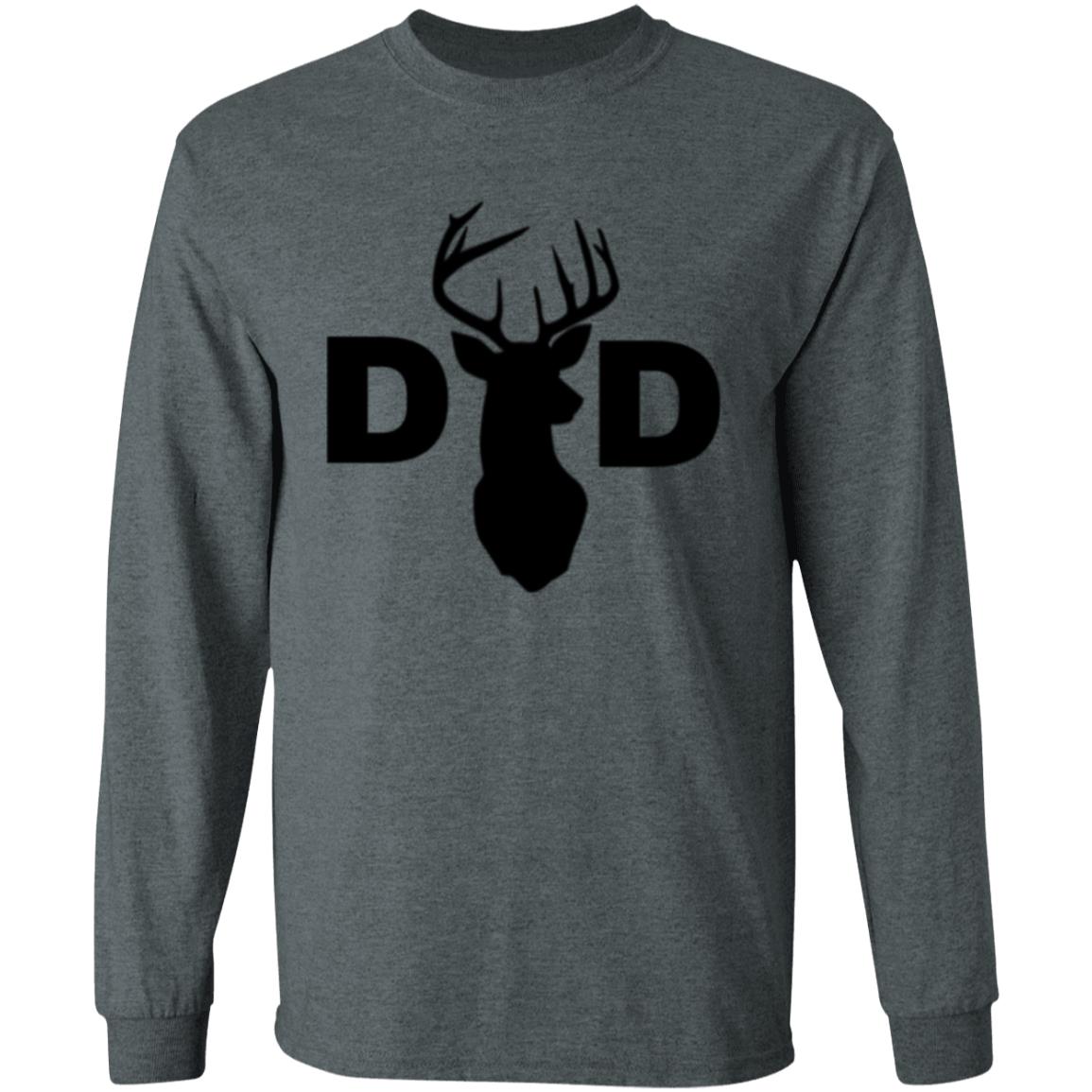 Dad Deer Dad -- LS T-Shirt 5.3 oz.