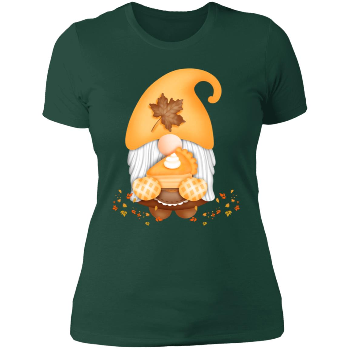 Gnome Pumpkin Pie NL3900 Ladies' Boyfriend T-Shirt