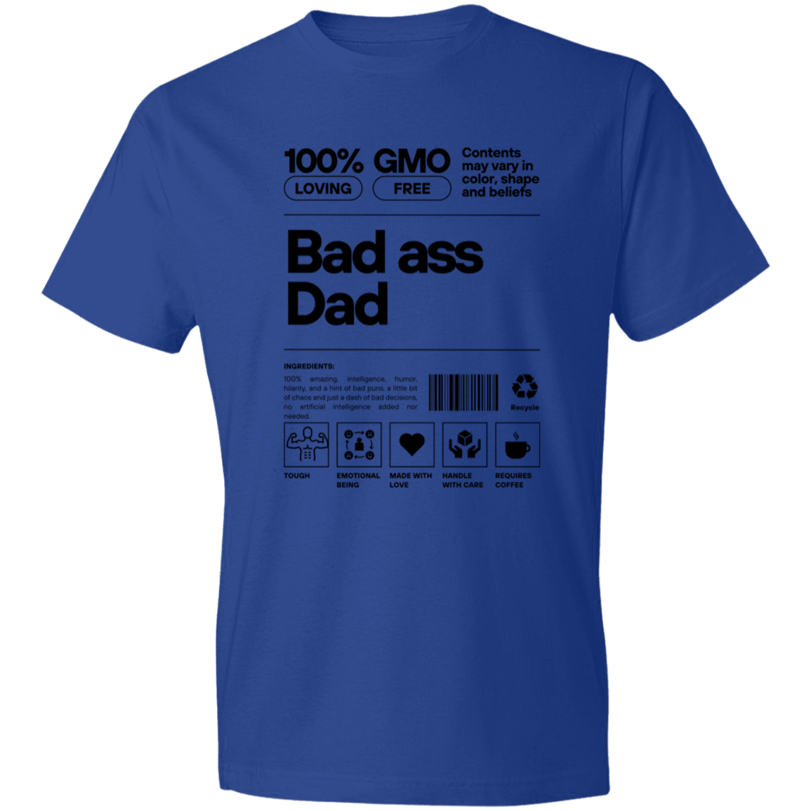 Bad Ass Dad -- Lightweight T-Shirt